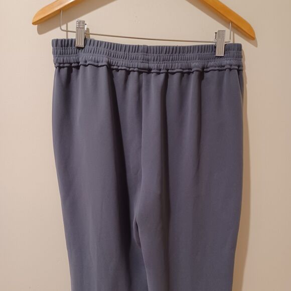 NWT J. Crew Reese Pull On Crepe Jogger Track Pants Gray Sz 6 Strech Work Casual - Picture 6 of 10
